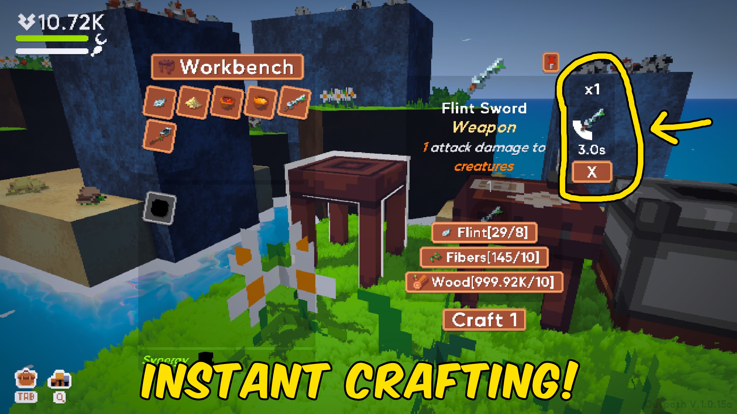 Outpath — Instant Crafting